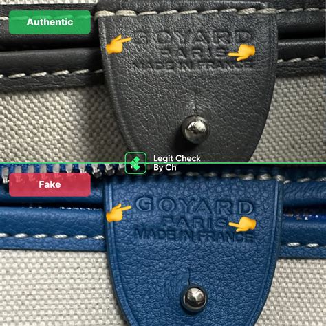 goyard cap vert real vs fake|goyard bag counterfeit.